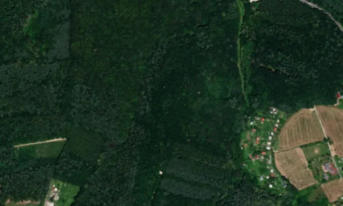 Hrad Zlín – letecký pohled