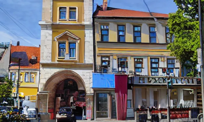 Hradecká brána (Třeboň) – noc