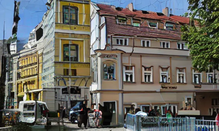 Hradecká brána (Třeboň) – zima