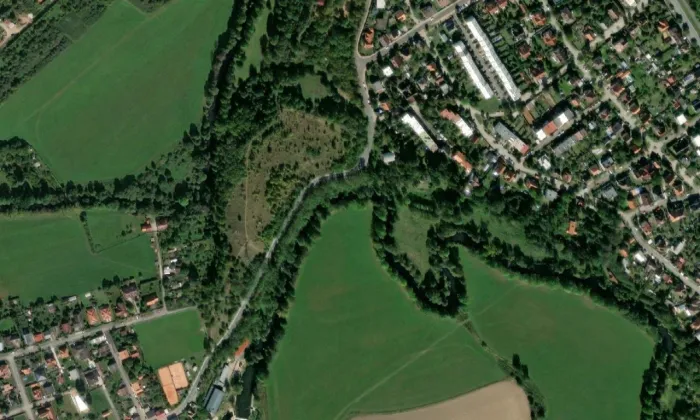 Hradiště (1000134646) – letecký pohled