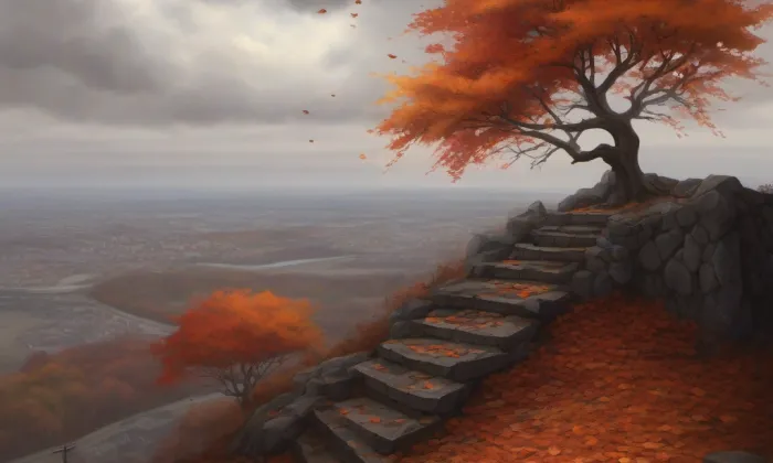 Hradiště Švédské šance – autumn