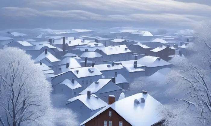 Hradiště Švédské šance – winter