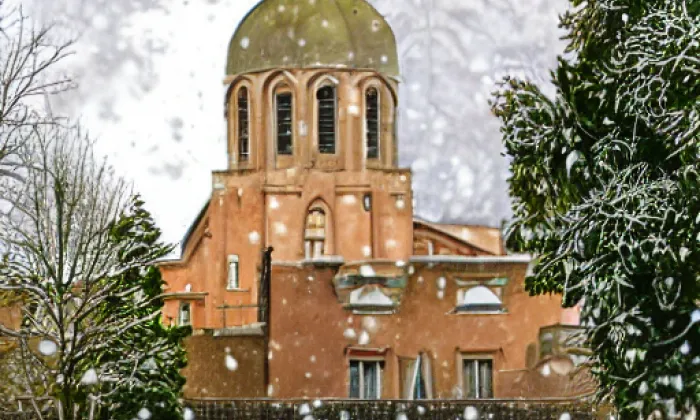Husův sbor v Čelákovicích – winter