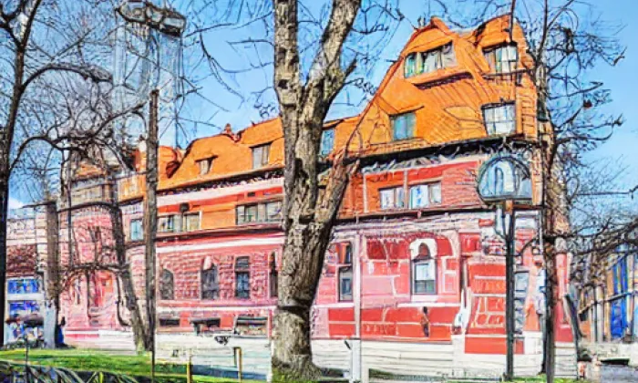 Husův sbor v Českých Budějovicích – zima