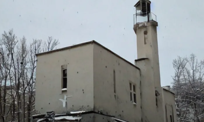 Husův sbor v Brně-Veveří – winter