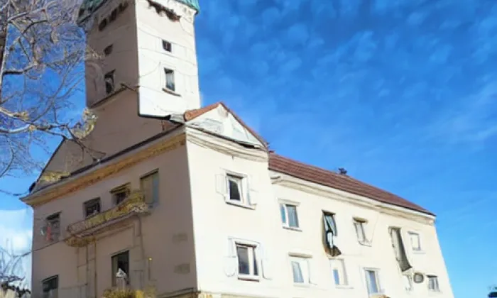Husův sbor v Křemži – noc