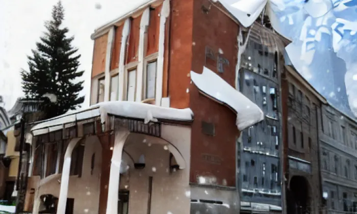 Husův sbor v Náchodě – winter