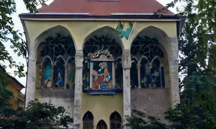 Husův sbor v Rudné – iluminace