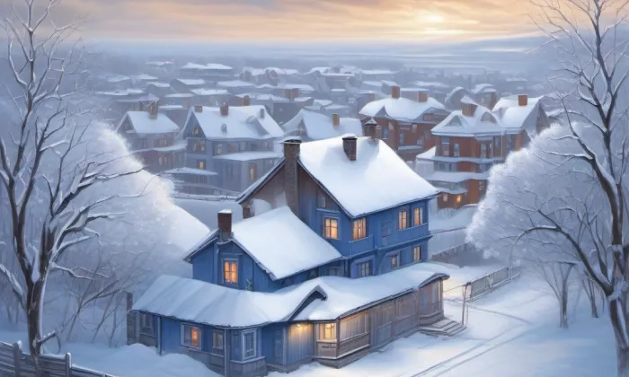 Husova čp. 13 – winter