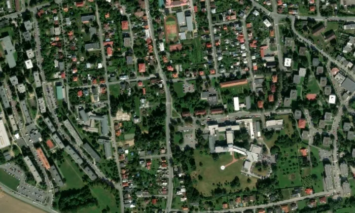 Hvězdárna Valašské Meziříčí – letecký pohled