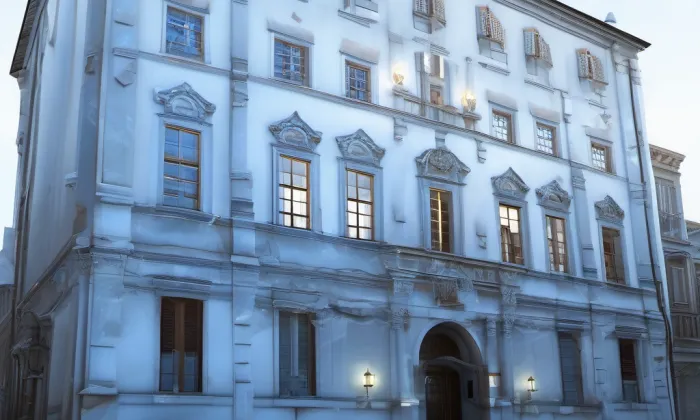 Jezuitský seminář v Olomouci – noc