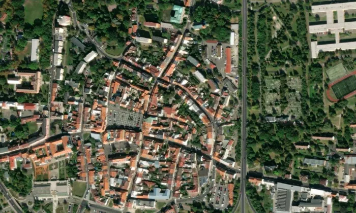 Jiráskova 707 – letecký pohled
