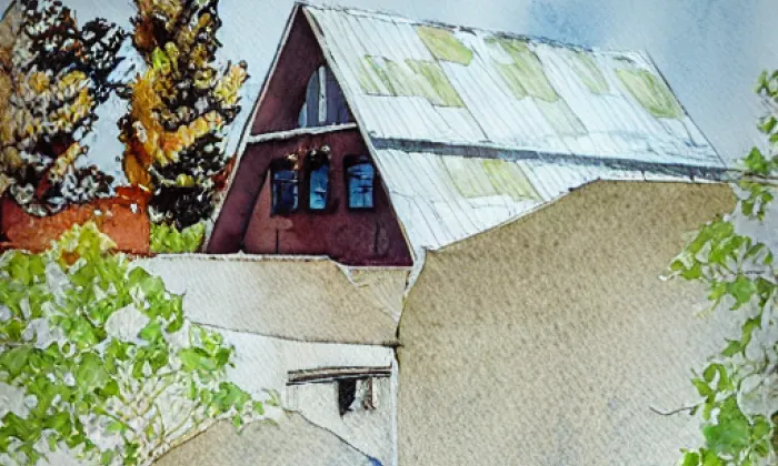 Jiráskova cesta – akvarel