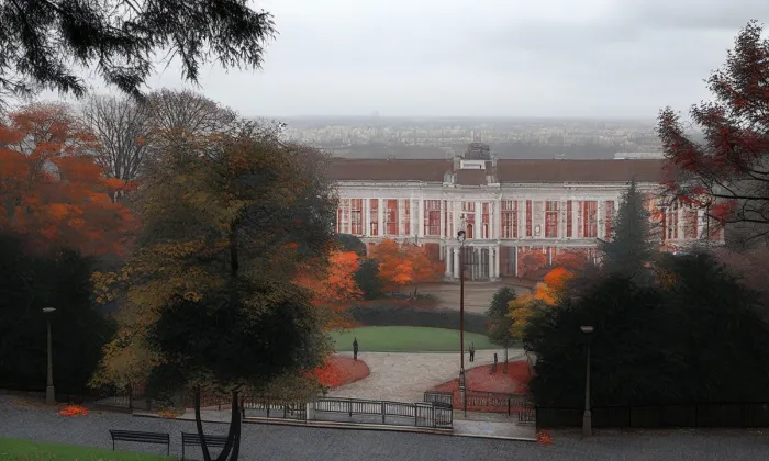 Jiráskovy sady (Nusle) – autumn