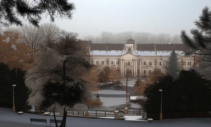 Jiráskovy sady (Nusle) – winter