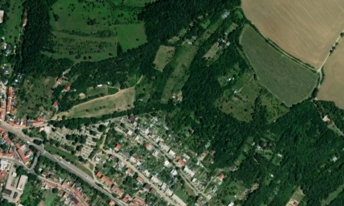 Křížová cesta (Ivančice) – letecký pohled