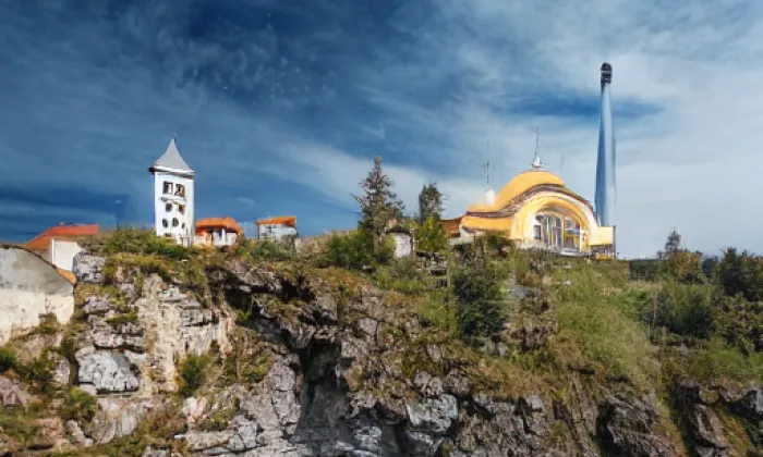 Křížová cesta na Svatém kopečku v Mikulově – summer