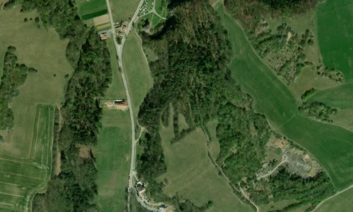 Kůlna – letecký pohled