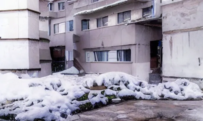kašna Terezka – zima