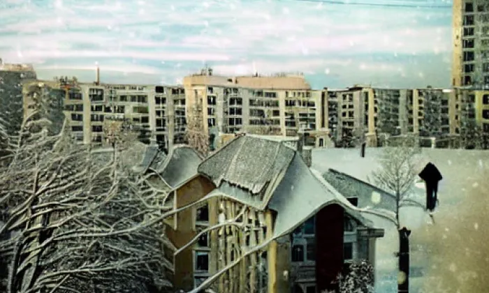 Kamenný most v Písku – winter