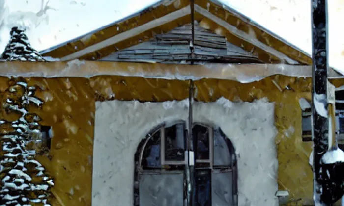 kaple (Fryštát) – zima