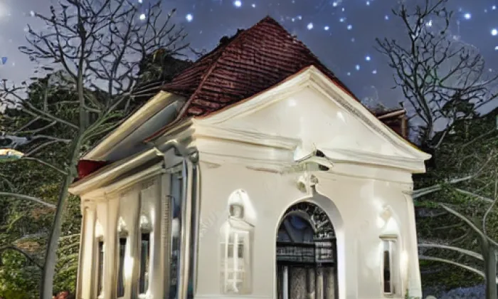 kaple (Liboňov) – noc
