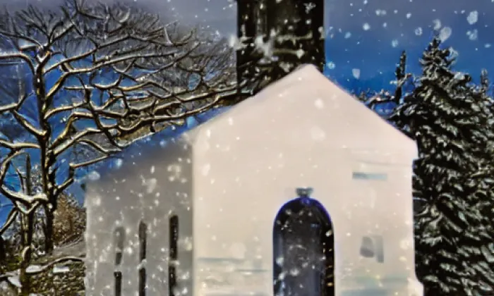 kaple (Liboňov) – winter