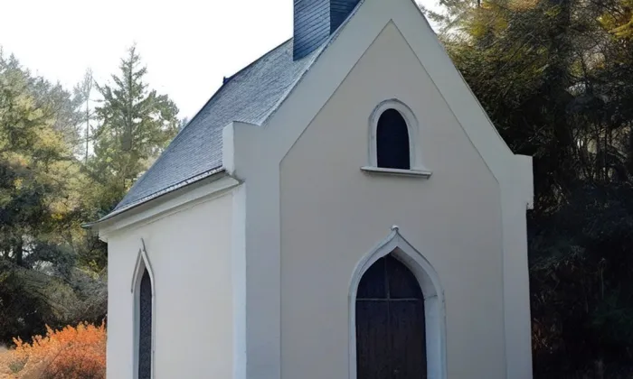 kaple (Mírová) – akvarel