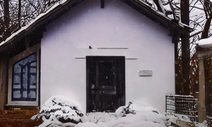 kaple Čtrnácti svatých pomocníků (Nové Město nad Metují) – zima