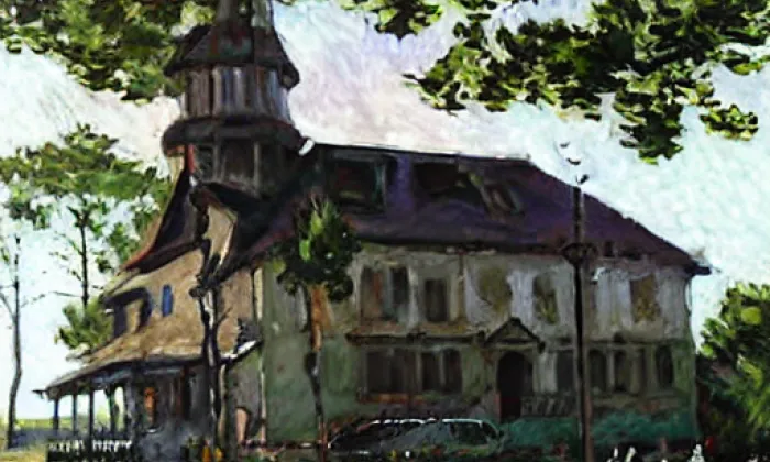 kaple Nanebevzetí Panny Marie (Nové Hraběcí) – jaro