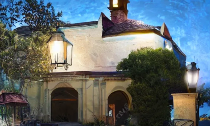 kaple Nanebevzetí Panny Marie (Třebihošť) – noc