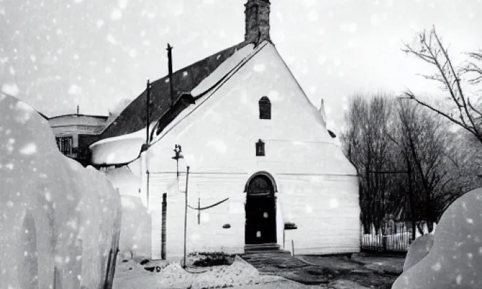 kaple Nanebevzetí Panny Marie (Tuhnice) – winter
