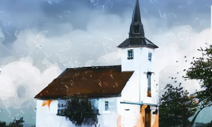 kaple Navštívení Panny Marie (Cínovec) – podzim