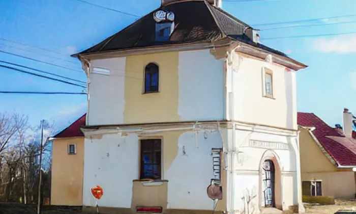 kaple Navštívení Panny Marie (Podlužany) – akvarel