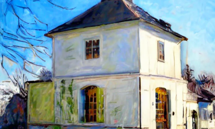 kaple Navštívení Panny Marie (Podlužany) – jaro
