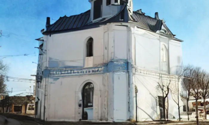 kaple Navštívení Panny Marie (Podlužany) – zima