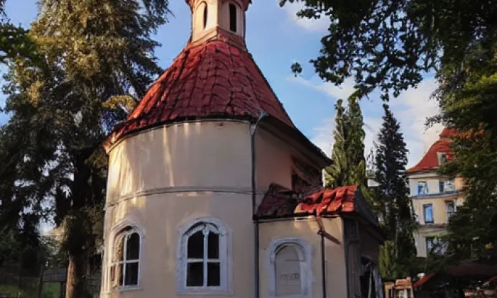 Kaple Nejsvětější Trojice (Dejvice) – winter