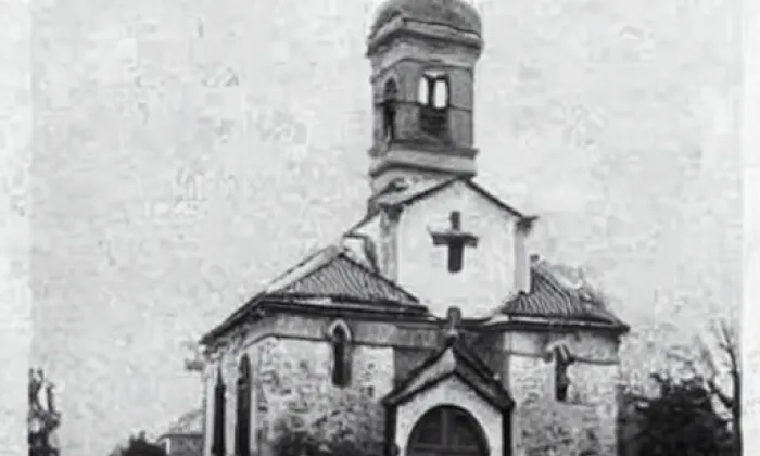 kaple Nejsvětější Trojice (Dolní Poustevna) – noc