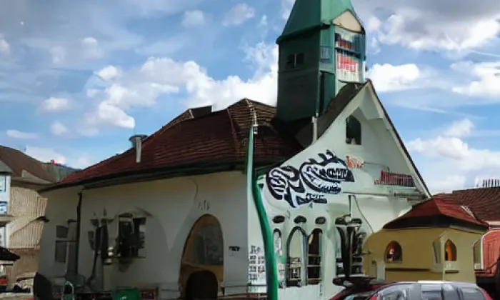 kaple Nejsvětější Trojice (Lom) – podzim