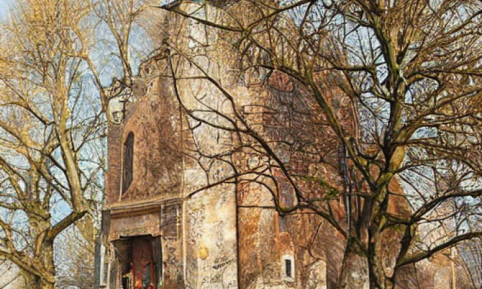 kaple Nejsvětější Trojice (Svítkov) – jaro