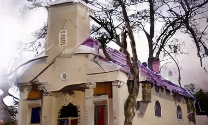 kaple Panny Marie (Křovice) – noc