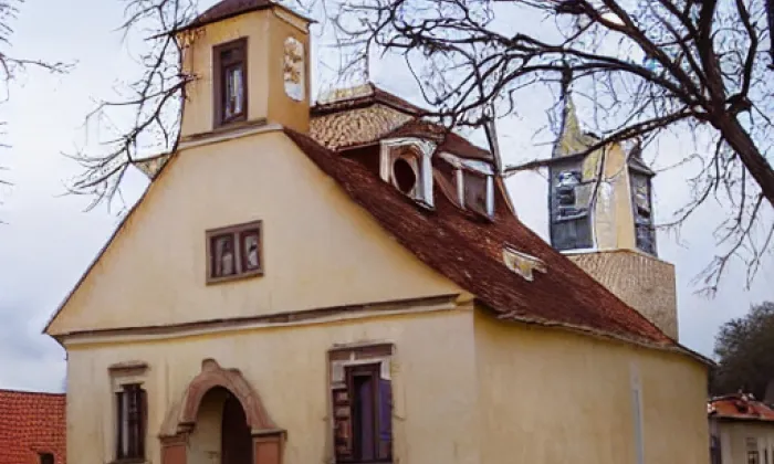 kaple Panny Marie (Křovice) – léto