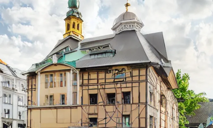 kaple Panny Marie (Kunčice nad Labem) – zima