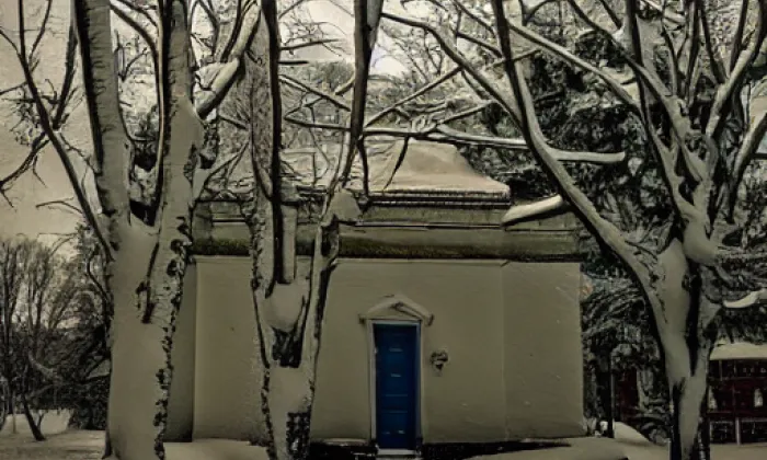 kaple Panny Marie (Rokytná) – winter