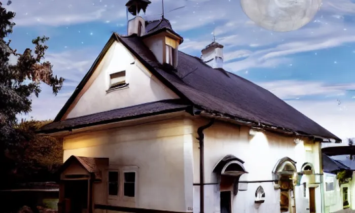 kaple Panny Marie (Rokytnice v Orlických horách) – noc