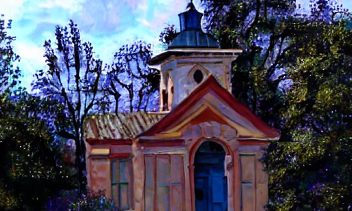 kaple Panny Marie (Tomášov) – jaro