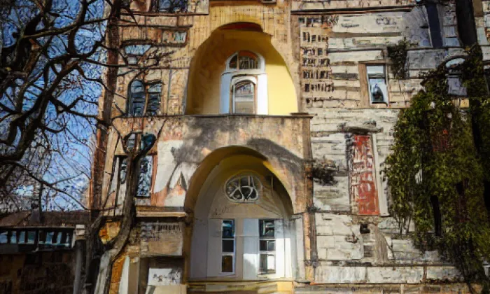 kaple Panny Marie Bolestné (Kunratice) – zima
