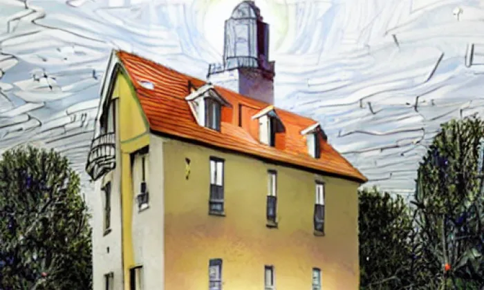 kaple Panny Marie Sněžné (Žernov) – noc