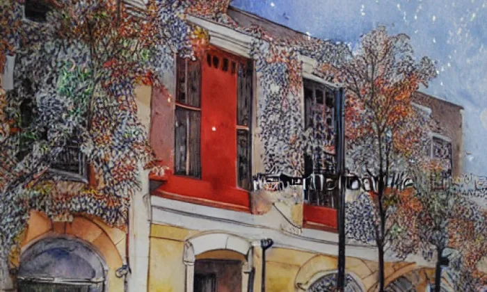 Kaple Panny Marie Sněžné (Studeňany) – akvarel
