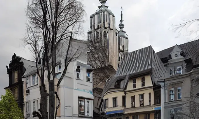 kaple Povýšení svatého Kříže (Kraslice) – jaro